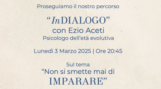 Non si smette mai di imparare